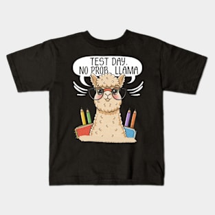 Funny whimsical no prob llama alpaca lovers Kids T-Shirt